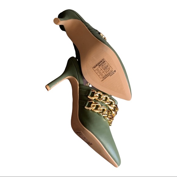 Jessica Carlyle heels - Olive, Size7 - Picture 4 of 13